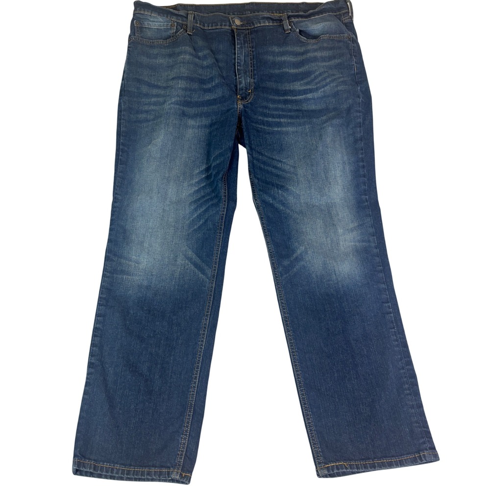 Levis 541 Athletic Taper Mens‎ Jeans 42x32 Blue Denim Medium Wash 18181-0014